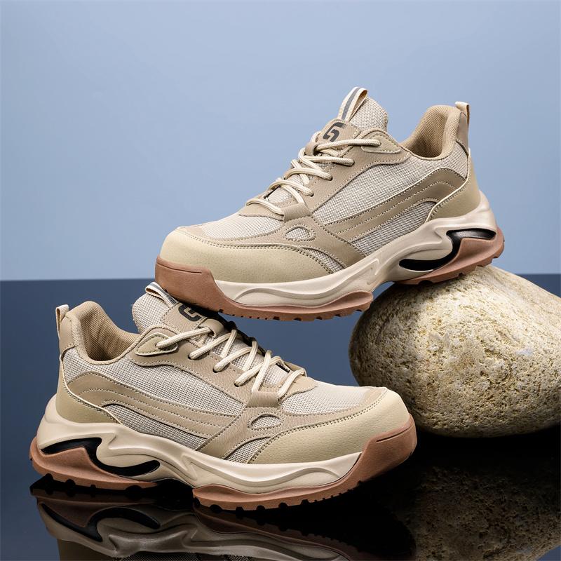 Fashion Men's Labor Shoes Indestructible Comfortable Breathable Safety Work Boots Sneakers Anti Smashing Outdoors Male Footwear