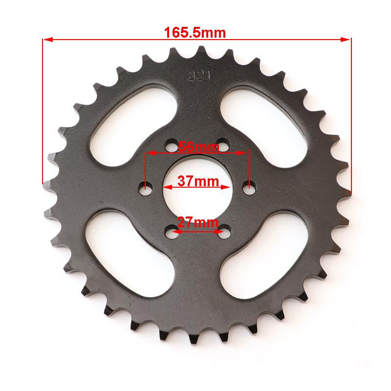 530 Chain 28T/31T/32T/35T/37T/40T/41T/45T Teeth Rear Sprocket For ATV Quad Pit Dirt Bike Buggy Go Kart Motorcycle Motor Parts