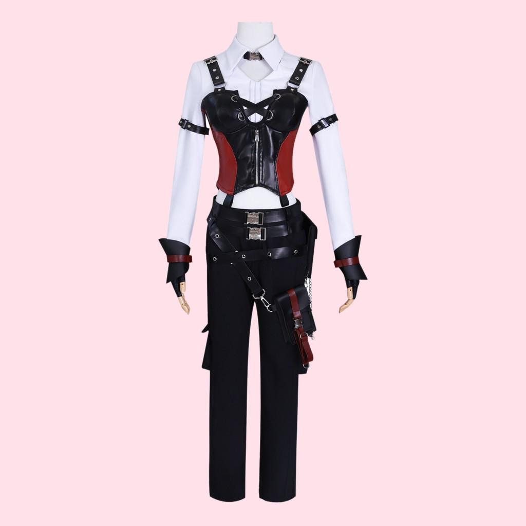 Coscosplay Street Fashion Hunter Miss Costume Set In Polyester For Game Anime Roleplay