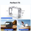 Plastic Protective Frame Cage for Insta360 GO Ultra Accessories Cage w Cold Shoe Multifunction Expansion Mounts For Go Ultra