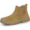 Suede Welder Shoes Men Safety Boots Steel Toe Work Shoes Sneakers Male Anti-Smash Anti-Slip Work Boots Men Safety Shoes Footwear