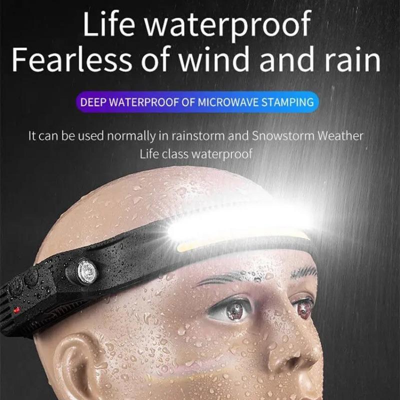 Far LED COB Reîncărcabil USB Super Luminos Lanternă de Camping XPE Senzor de Mișcare Lumină Dimabilă Pentru Mers în Aer Liber Drumeții