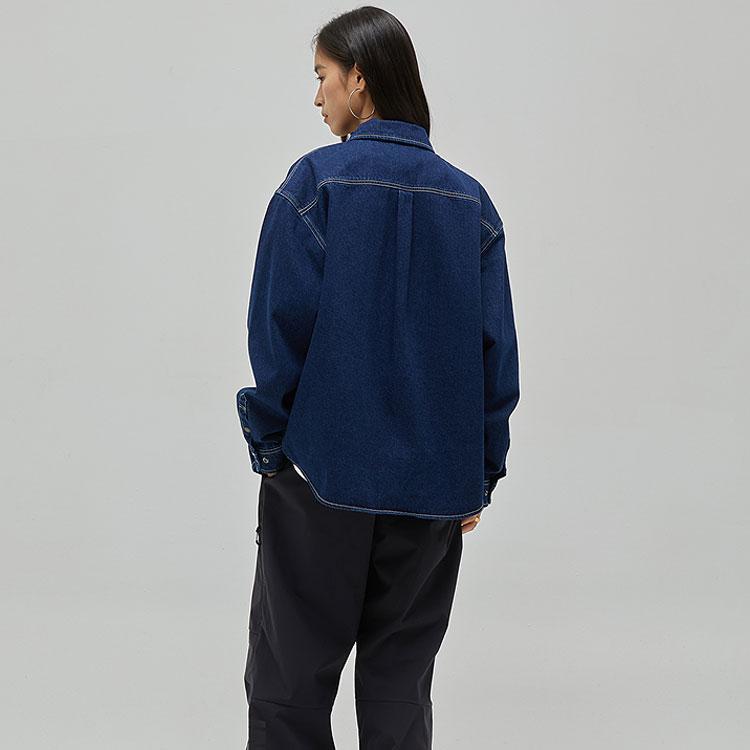 UNDEFEATED SS25 Shirts Unisex Lapel Moderate Denim UC51GLT02M