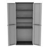 Armoire Murale - EDM - JLINE268 - Gris - 2 Portes - Résistant À L'eau
