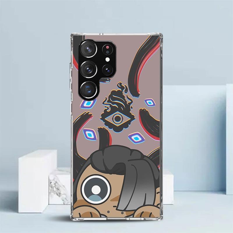 Game Valorant Cute Phone Case For Samsung Galaxy S24 S25 Edge S26 Ultra S22 S23 Plus S21 + S20 FE Soft TPU Back Cover Galaxy S22