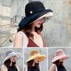 Wide Brim Bucket Hat Foldable Beach Cap Summer Sun Cap
