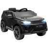 Auto Elettrica per Bambini, Veicolo per Bambini da 12V con Telecomando, Luci LED, Musica e Clacson, 3-6 Anni, Nero