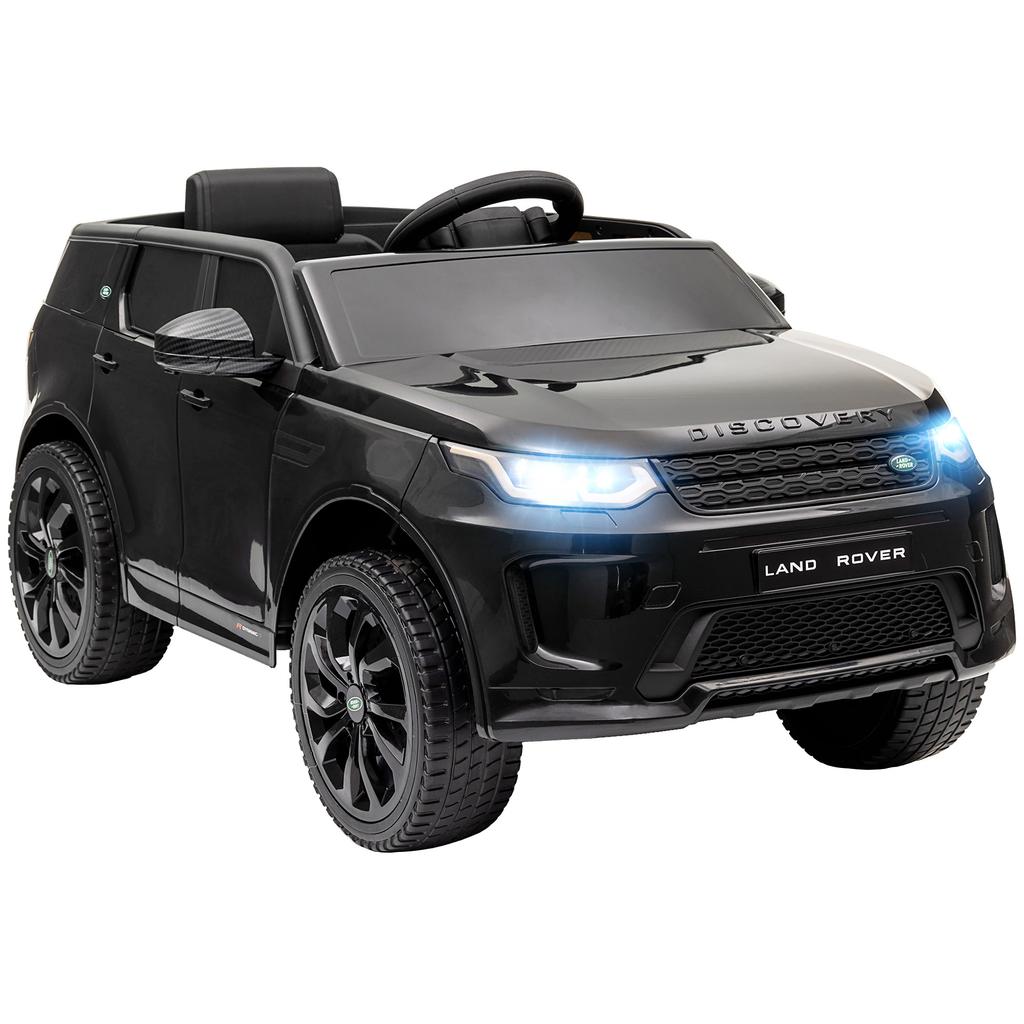 Auto Elettrica per Bambini, Veicolo per Bambini da 12V con Telecomando, Luci LED, Musica e Clacson, 3-6 Anni, Nero