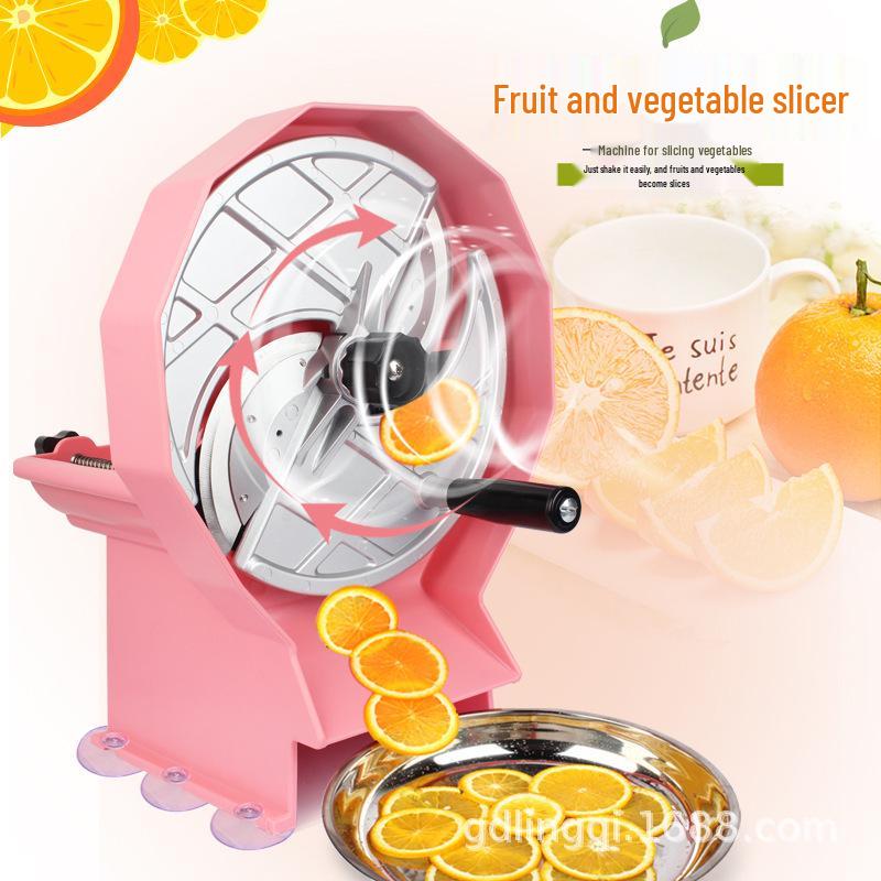 

Lemon & Fruit Slicer: Manual Slicing Tool for Home and Tea Shops Macaron Green