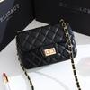 Sommer neue Mode Diamant Umhängetasche lässig vielseitig Kette Crossbody kleine quadratische Tasche Damentasche