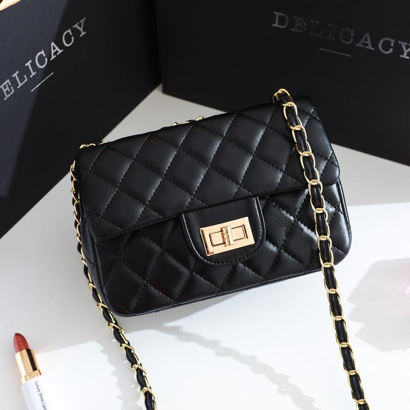 Vară nouă modă geantă de umăr cu diamante casual versatilă cu lanț crossbody geantă pătrată mică geantă de damă