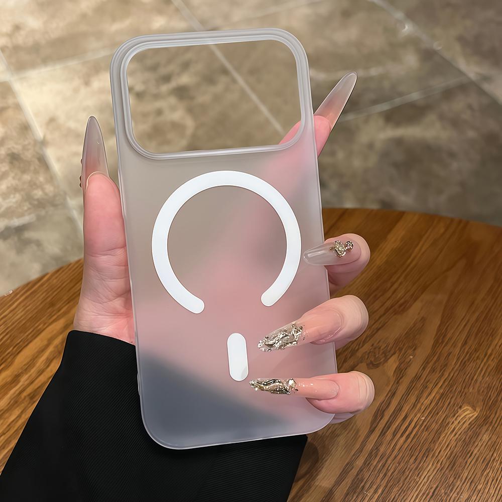 Ultra Thin Transparent Matte Phone Case For For Iphone 17 16 1 14 13 Pro Max 16Pro 17Pro For Magnetic Frosted Back Cover iPhone17 Pro Max