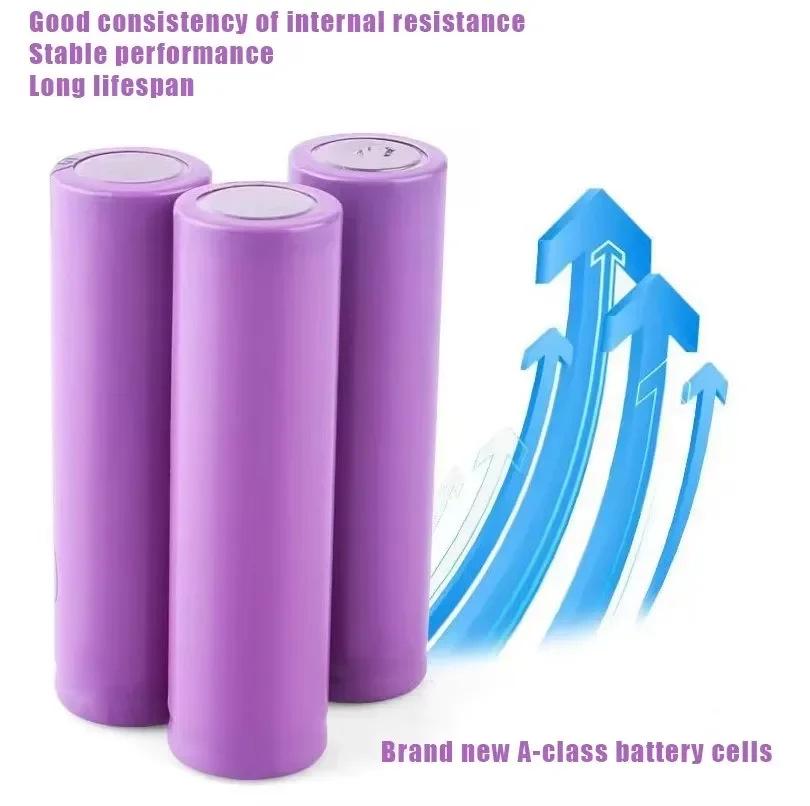 12V 60Ah 18650 3S10P Rechargeable Lithium-Ion Battery Pack for Electric Bikes and Skateboards
