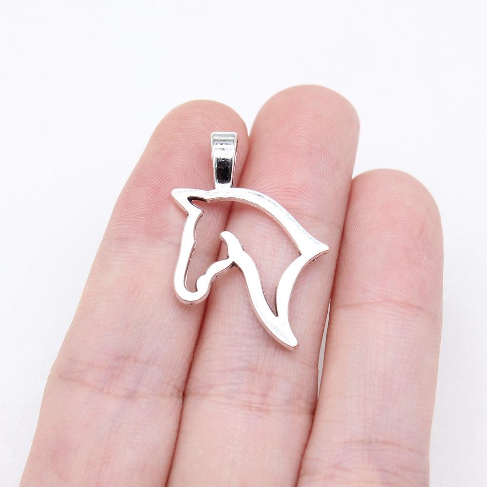 Charms Pegasus Horse Pendants Minimalist Jewelry Components QC095
