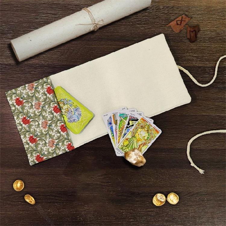 Game Card Gift Bag Multipurpose Rolls Up Card Carriers Pouches Divinations Tarots Bag Game Cards Stored Bag Card Sleeve