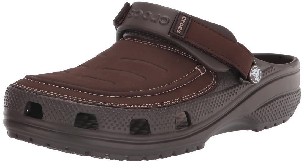 Crocs Yukon Vista 2 Clog Sandals for cm Men, Espresso/Mushroom, 28.0