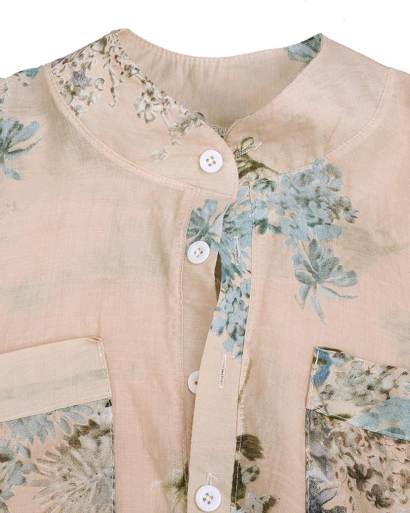 Vintage Dames Casual Losse Jurk Met Bloemenprint Met Tijdloze Charme Voor Alle Gelegenheden