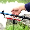 Stainsless Steel Fishings Rod Holder 360Degree Adjustable Fixed Rack Fishings Poles Stand Equipment for Ground, Beach