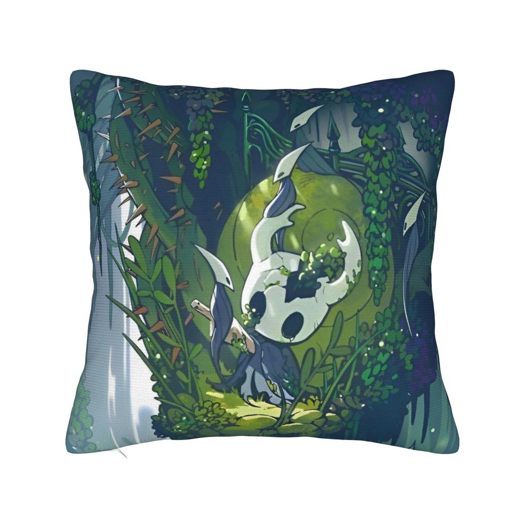 Hollow Knight Square Pillow Cases Indie Action Adventure Cushion Covers Customized Zipper Decorative Pillowcase for Living Room