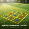 Noughts & Crosses-Toe Toss Game with Easy To Set Up for Park, Parties