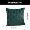 Christmas Jacquard Throw Pillow Case 45x45cm Home Cushions Cover for Lounges or Bedroom