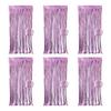 6Pcs Transparent Stage Background Curtains For Birthday Party Wedding Decoration Easy To Hanging Ornament