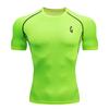 Men's Compression Printed T-shirt, Quick-Dry Fabric, Long-Sleeve Top Suitable for Bodybuilding and Running. RL802