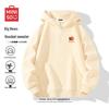 MINISO Unisex American Style Half-Zip Hooded Pullover Sweatshirt Z