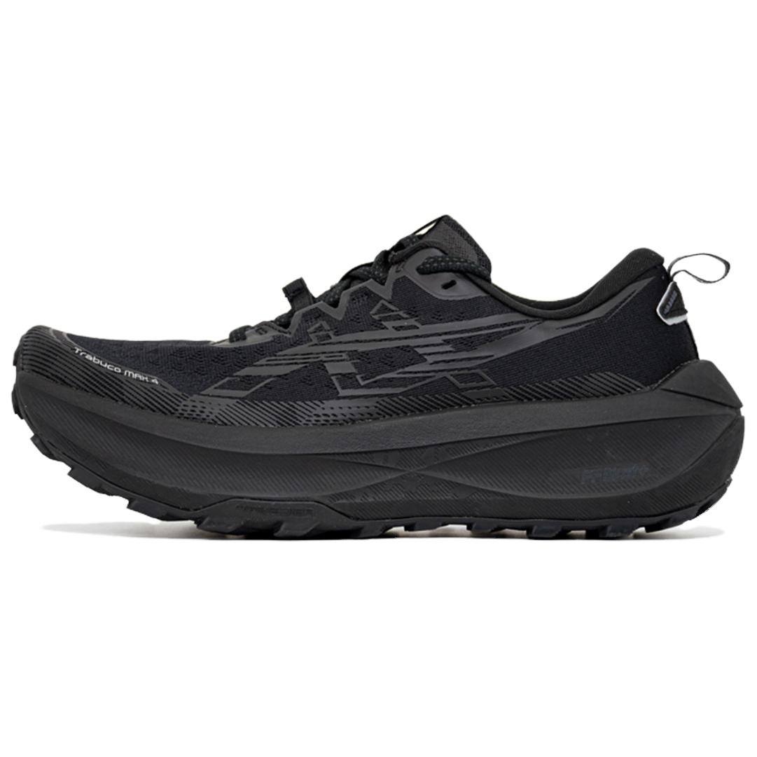

Asics TRABUCO Max 4 Дышащие и упругие кроссовки Мужские черные кроссовки 1011C187-001 42 чёрный