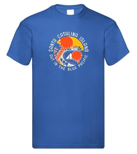 

Футболка с принтом острова Санта-Каталина, Калифорния, Тихий океан, Казино Авалон, GT045 S
