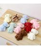 6PCS Cute Bear Towel Soft Coral Velvet Hand Towel Creative Wedding Bridesmaid Gifts Valentine's Day Gifts Party Decoration