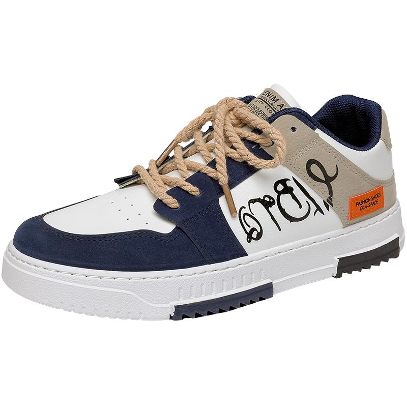 2024 Fashion Designer Shoes Men Casual Platform Sneakes Lace Up Trainers Student Sneakes Mens Vulcanized Shoes Zapatillas Hombre