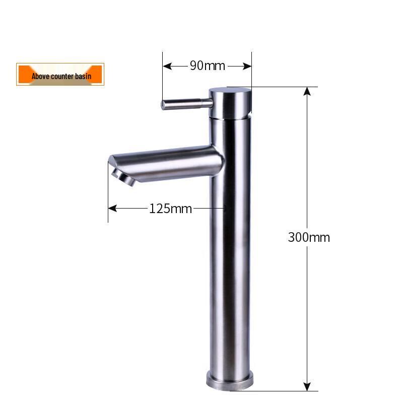 LiIong 304 Stainless Steel Basin Faucet