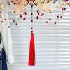 Detachable False Collar Oriental Yunjian Accessory Chinese Bride Aesthetics Tassels for Lady Girl Half Shirt Collar