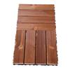 31PCS Interlocking Wood Flooring Tiles Solid Wood Decking for Patio Balcony Outdoor Indoor Use 30x30cm