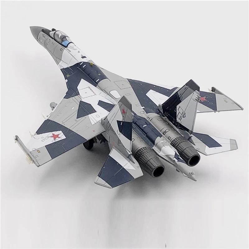 Jason Tutu 1/100 Scale Diecast Alloy Model Russian Air Force Fighter Su-35 Military Missile Bombe Collect Gifts