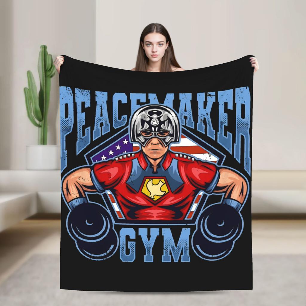 Vigilante Adrian Chase Peacemaker Blanket Coral Fleece Plush Multi-function Ultra-Soft Throw Blankets for Home Couch Bedspreads