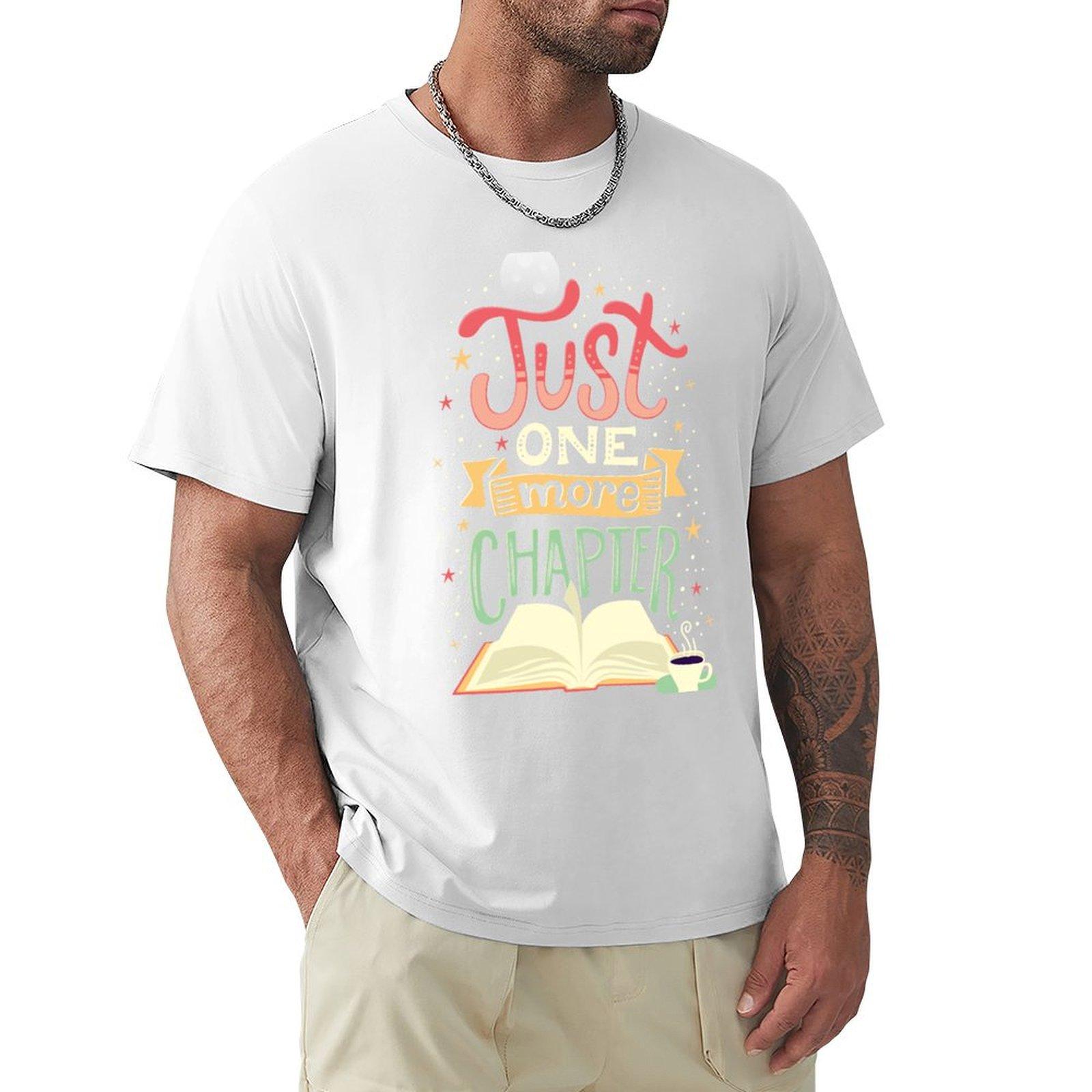One more chapter TShirt valentines clothes kawaii clothes custom t shirt Short sleeve tee men S