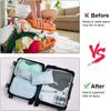 7Pcs Set Travel Organizer Storage Bags Suitcase Packing Cubes Set Cases Portable Luggage Clothes Shoe Tidy Pouch Folding