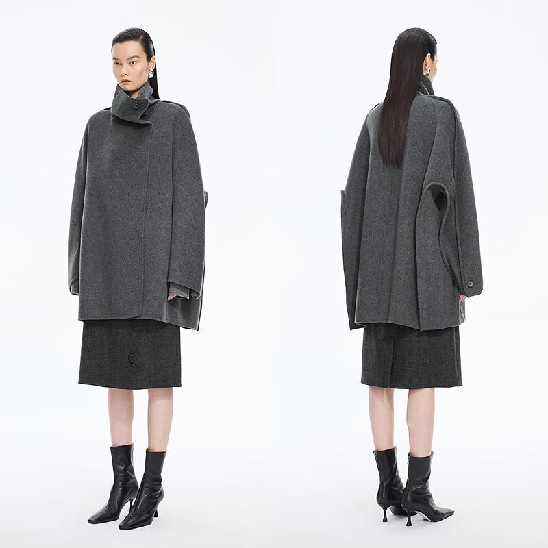JNBY Women's 2025 Winter Wool Blend Long Coat