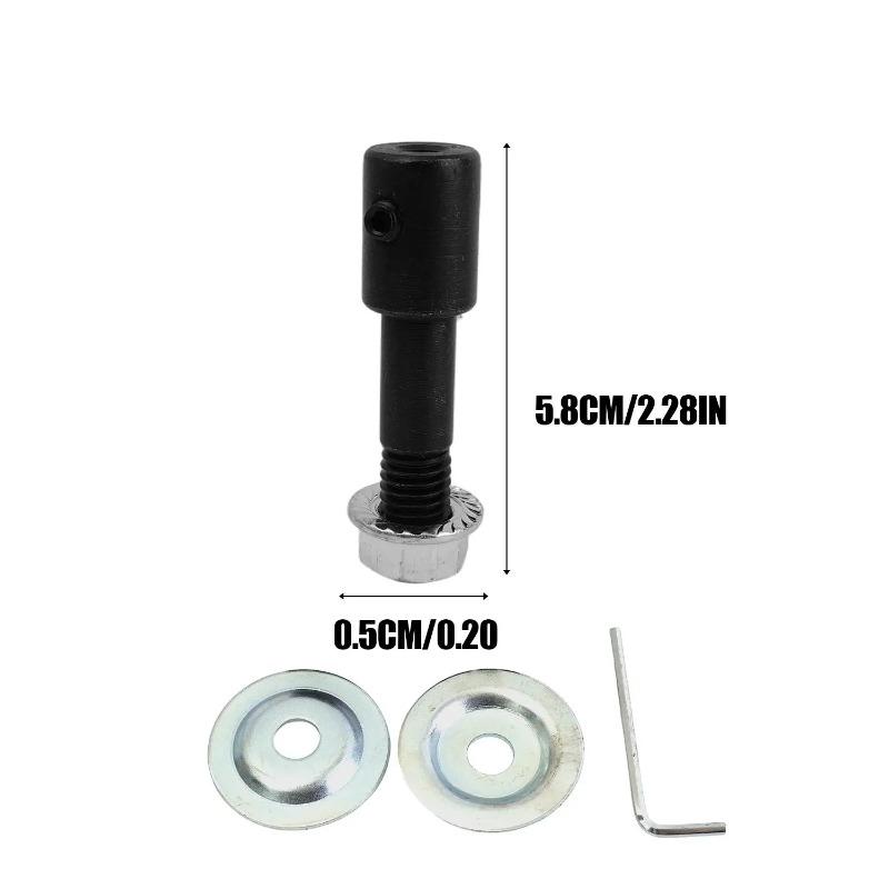 Bench Grinder Spindle Adapter Motor Shaft Extender Arbor Coupler Sleeve Right Left Convert Rod Buffing Wheel Rotary Polish Parts