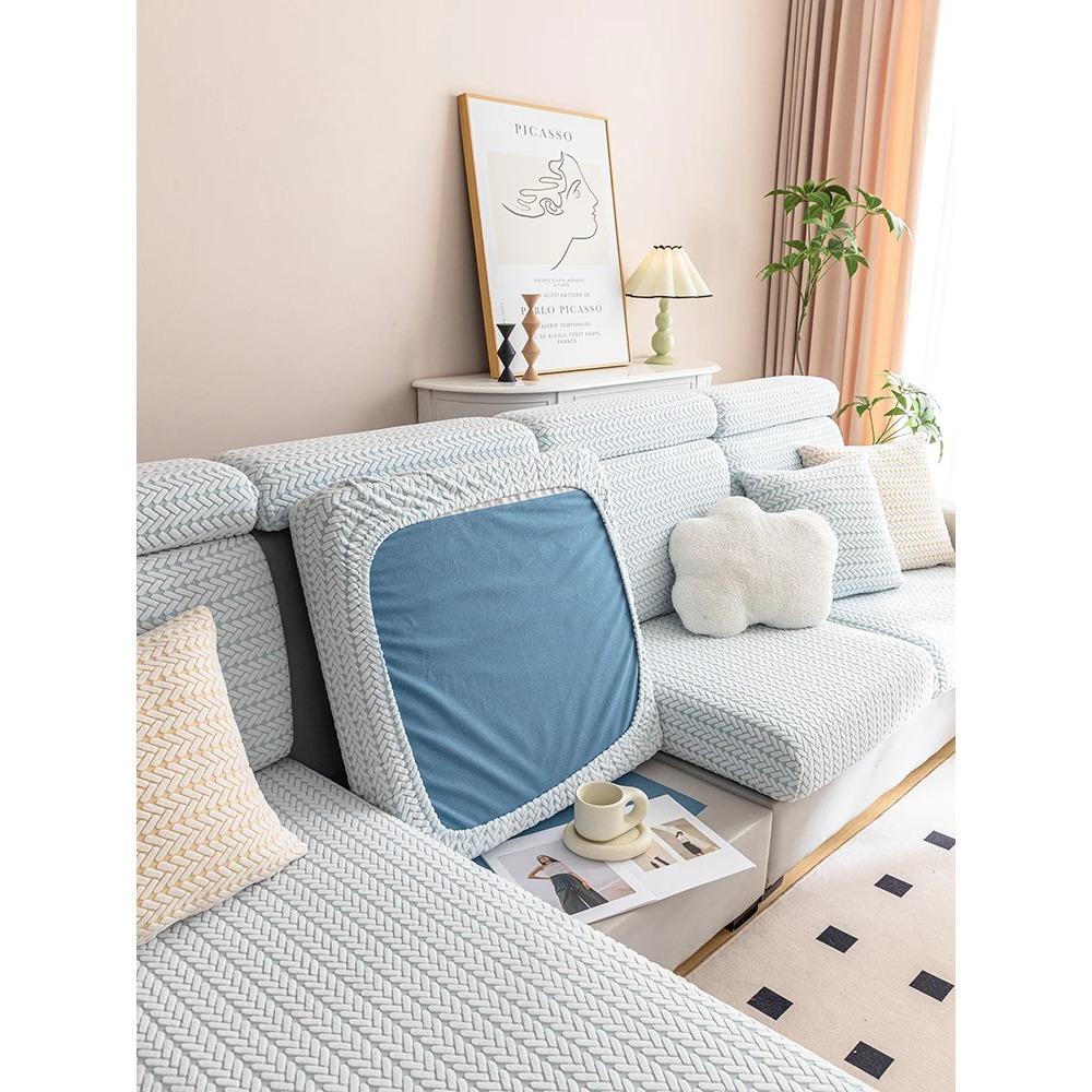 Lazy Person Anti Slip Sofa Cover, Anti Dirt And Anti Pet Scratch Sofa Cushion Cover, All Season Universal, Soft And Skinfriendly Backrest cover S