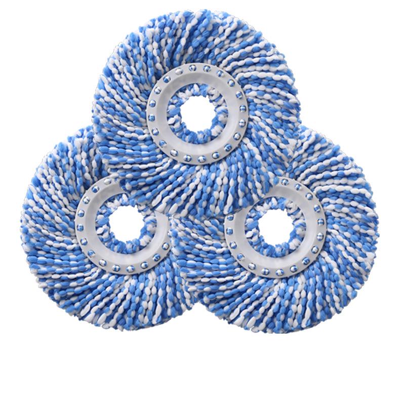 Universal Stain Removal Rotary Mop Replacement Head - Cotton & Microfiber Cloth Accessories