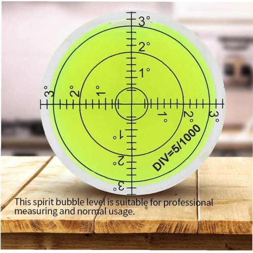 Level Surface Level Acrylic Housing 60mm Diameter Round Inclinometer for Surveying Equipment Reliable Quality Equipment