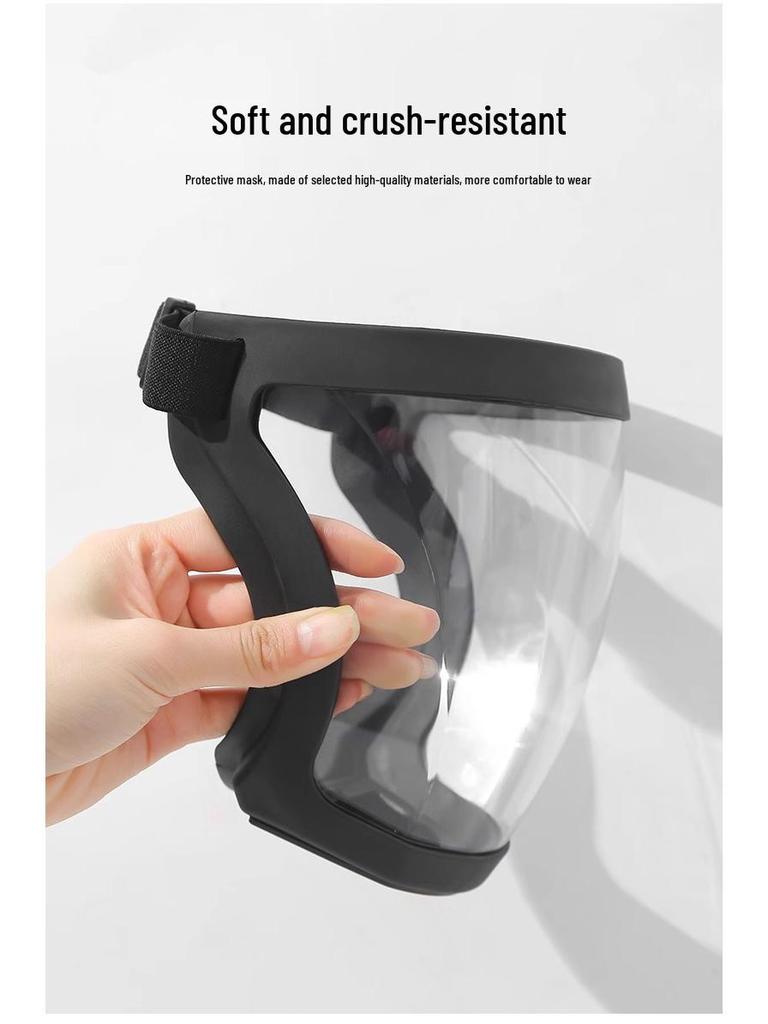 Pesticide Spray Mask: HD Anti-Dust, Non-Fog Full Face Shield