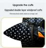 Bent Beam Motorcycle Windshield Fleece-Lined Waterproof Knee Pads - Warm, Thickened, Cold-Proof, Four Seasons Use.