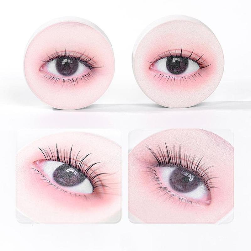 Eyelash Extension Training False Eyelash Display Board Eyelash Display Tray Fake Lashes Holder Eyelash Maker Model Teacher Teach