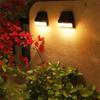 New Outdoor LED Solar Light Waterproof IP65 Night Light Hedge Rainproof Atmosphere Light For Park Stair Step Fence