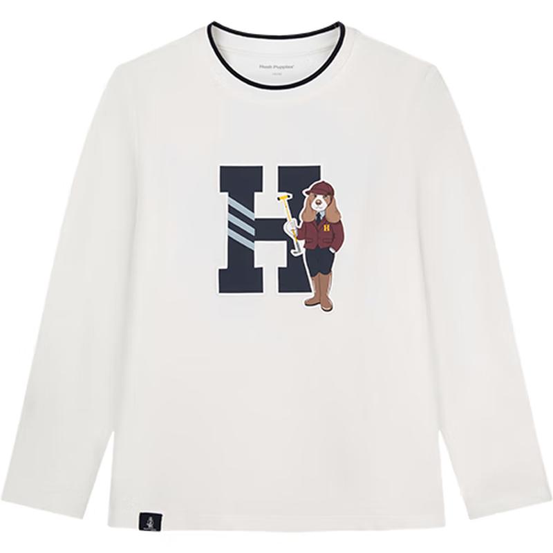 

Hush Puppies Boys Round Neck Long Sleeve T-Shirt 170