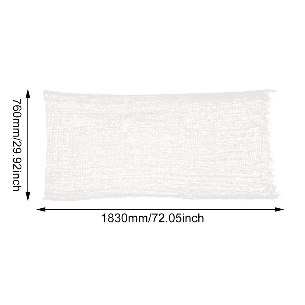 Halloween Decoration Black Gauze 183x76cm Artificial Spider Web For Haunted House Decor DIY Creepy Cloth Home Decor Party Props